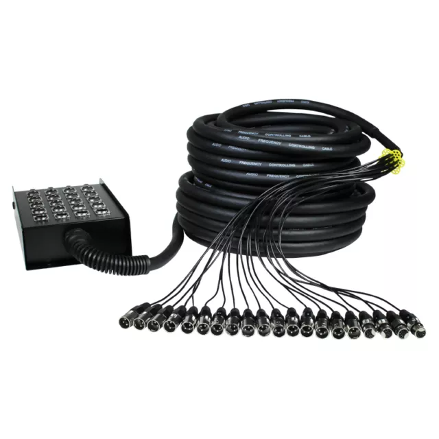 W Audio XLR Multicore 16/4 30M Cable Reel Studio PA Sound System Audio Snake
