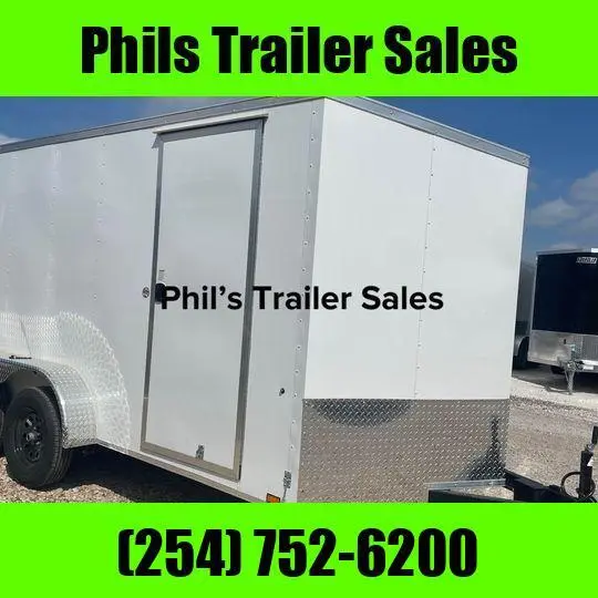 2023 Pace American NEW 7X16 V-NOSE ENCLOSED TRAILER CARGO TRAILER 16.00