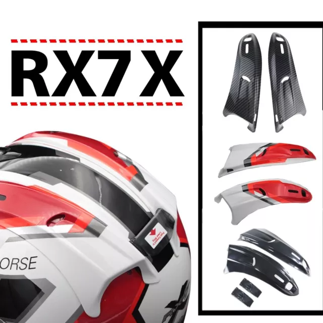 Motorcycle RearHelmet Spoiler Cover For Arai RX7X RX-7X RR5 VZ-Ram RX7V RX7 GP