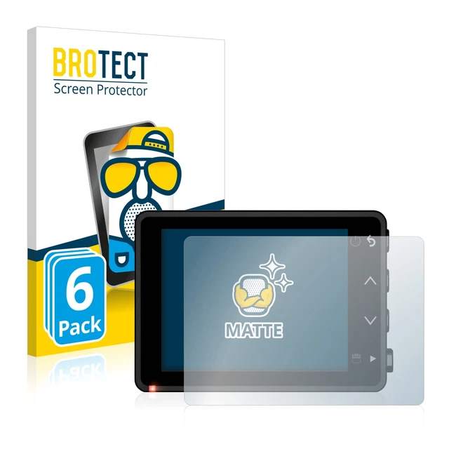 6x Antiriflesso Pellicola Protettiva Opaca per Garmin Dash Cam 57 Protezione