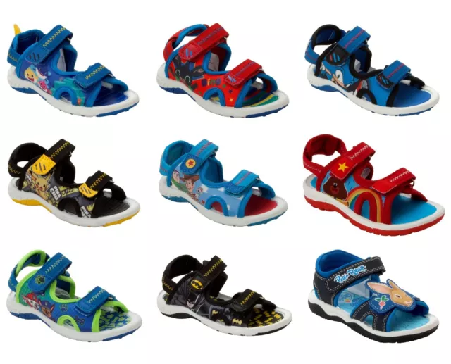 Boys Official Character Beach Sports Walking Summer Sandals Kids Uk Size 5-2