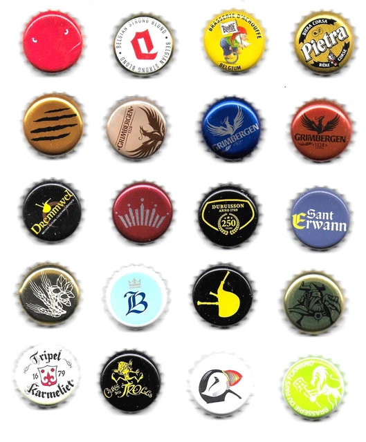 SIGEL Wm004 Lot de 100 Jetons Bière, 2,5 cm, Jaune