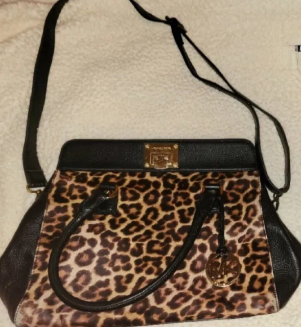 Michael Kors Brown Leopard Purse