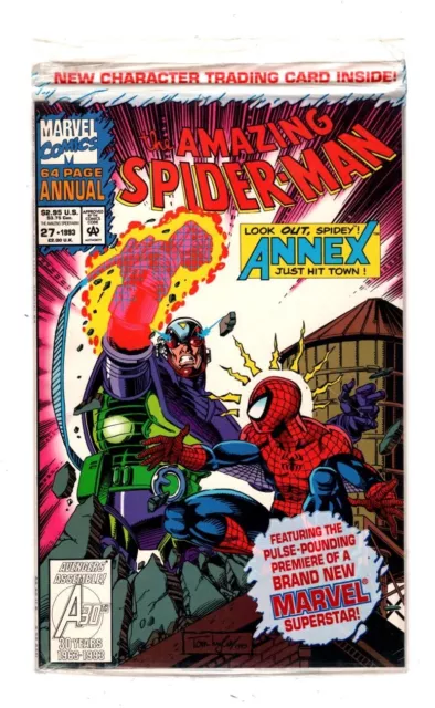 AMAZI NG SPIDER-MAN ANNUAL 27,  (VF/NM), 1st APPEARANCE ANNEX, BLACK CAT APP  *