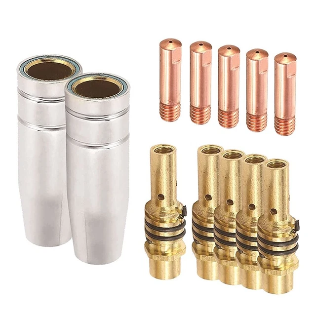 Nozzles Contact Tips Holders Welding Parts Set Mig  Consumable Accessory FiO6