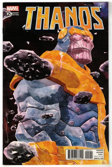 Thanos #2 1:25 Dustin Nguyen Variant Jeff Lemire Marvel 2017 VF/NM