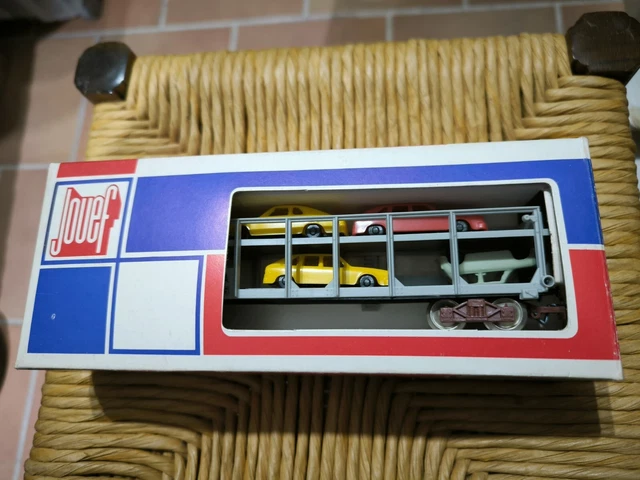 Lot De 7 Wagons Jouef HO - Train Marchandises SNCF - Vintage Modélisme Ferroviaire