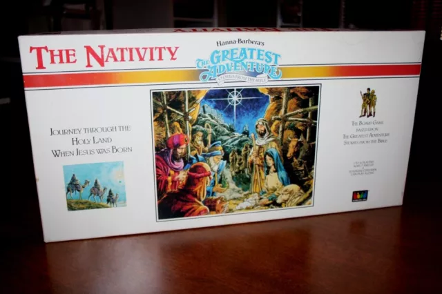 Hanna Barbera's Greatest Adventure Stories from the Bible Nativity Board Game