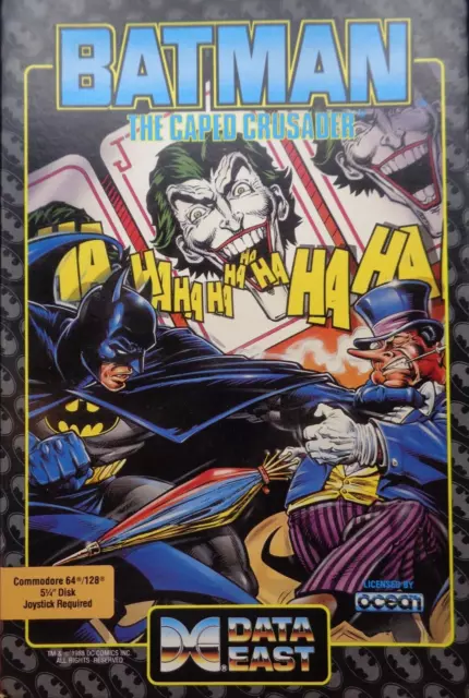 Commodore 64/128 -- Batman The Caped Crosader (Dati Est - Disco)