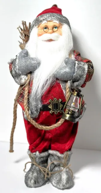 Weihnachtsmann Deko Figur 40cm groß Santa Claus Nikolaus Weihnachten Deko XXL
