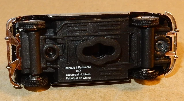 UNIVERSAL HOBBIES UH idem NOREV METAL HO 1/87 RENAULT 4 R4 4L PARISIENNE 1963 3