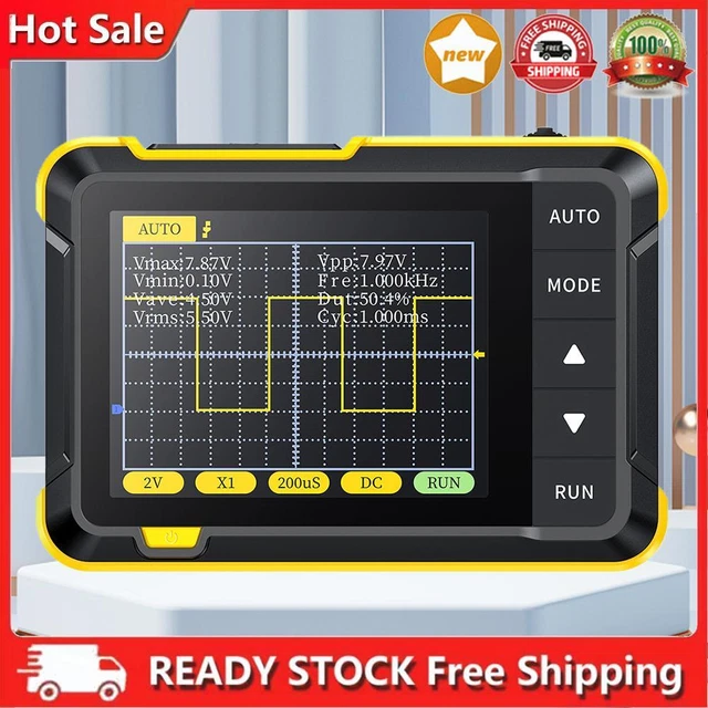 Oscilloscopio digitale 200 KHz tester transistor portatile tipo C ricarica