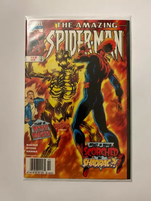 MARVEL COMICS THE AMAZING SPIDER-MAN #2 FEB ‘Who is being Scorched by Shadrac?!’