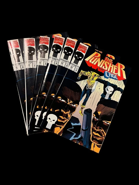 (LOT X 6) The Punisher #60 Plus Cage Marvel Comics Feb. 1992 Luke Cage Vol. II