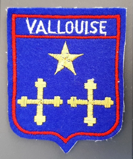 Écusson Ancien Tirol – Patch Tissu Ski Montagne (circa 1960) 7,5x5,8 Cm