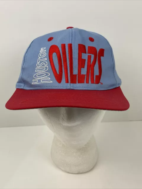Vintage 80's 90's Annco Houston OILERS Blue Red 