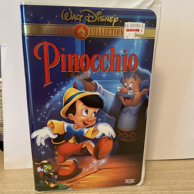 Walt Disney Pinocchio Gold Collection VHS Video Tape 1999 Clamshell Case