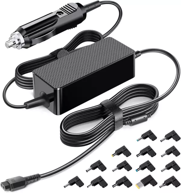 KFD 90W 12V-24V Universal KFZ Ladekabel Netzteil Laptop Auto Ladegerät DC Adapte