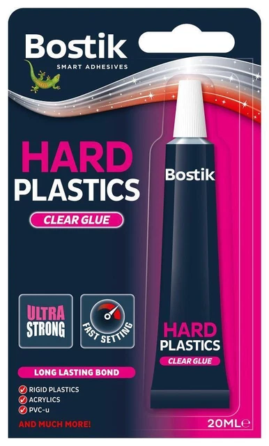 Rigido Plastica Trasparente Colla, 20ml Tubo - 30803651
