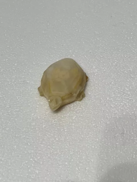 vintage onyx stone turtle 2.75 in. long Natural Stone Polished Figurine￼￼￼