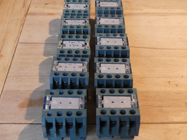Interruttore ausiliario Fanal/Metzenauer&Jung 10 pezzi SV1 SV2 SF1 attacco protezione