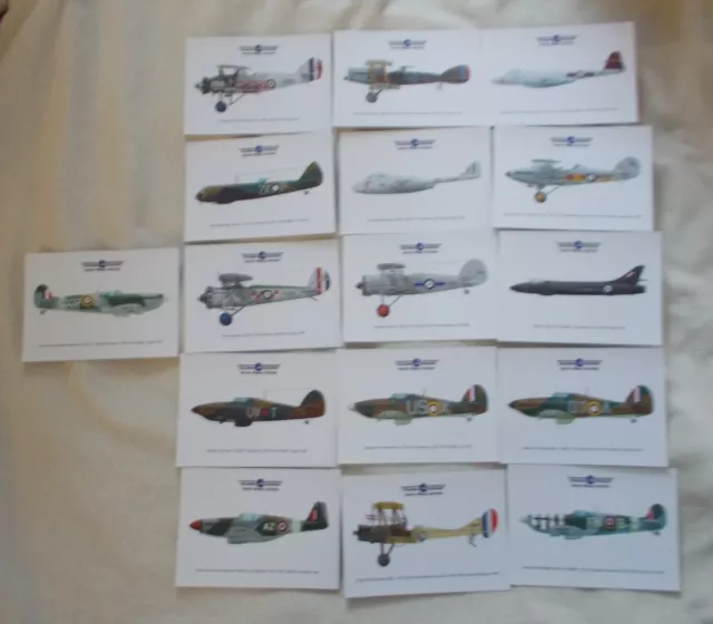 Postcards - 16x North Weald Airfield 100 Years - Various Aircraft - VGC