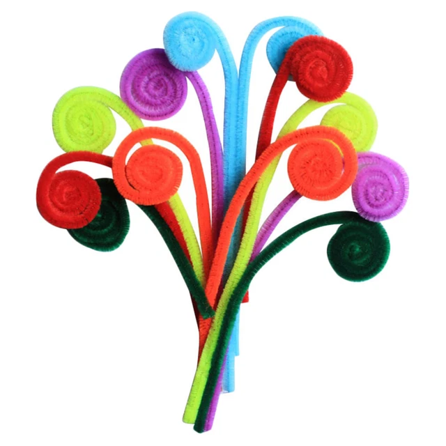 200 Stück Creative Xmas Craft DIY Supplies Weihnachten Chenille Stiele (Mixed St