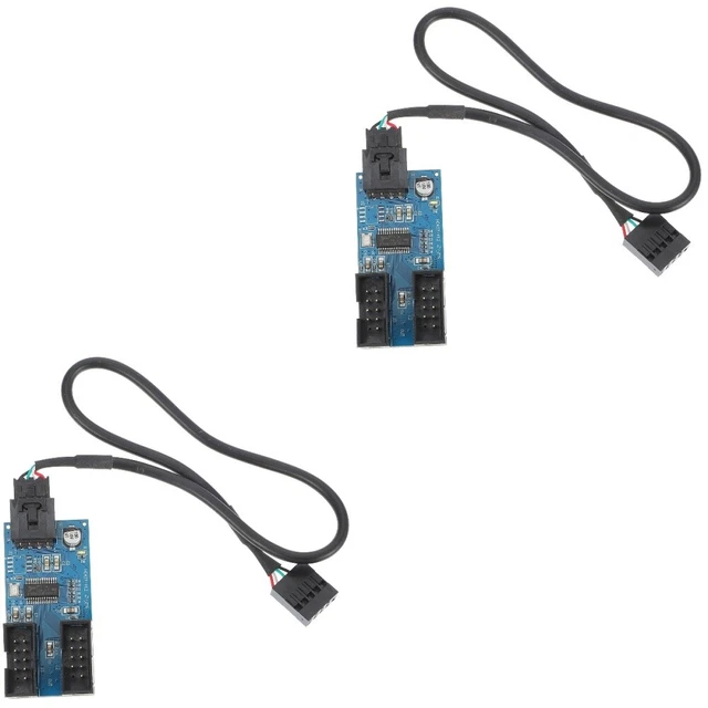 2x Hub for Port Multiplier Pin Connector Adapter Port Multiplier