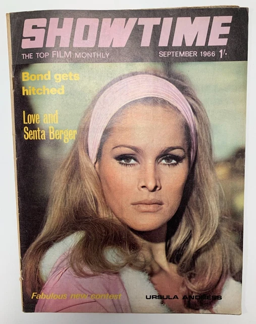 SHOWTIME FILM MONTHLY Magazine No 33 1966 Ursula Andress Alain Delon showtime-film-monthly-magazine-no-33-1966-ursula-andress-alain-delon