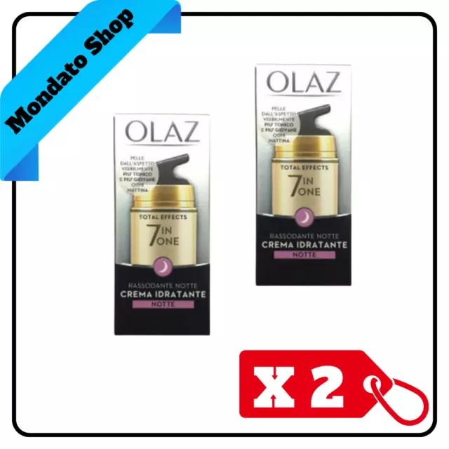 Olaz Total Effect 7 In 1 Crema Rassodante Notte 15 Ml  (X2)