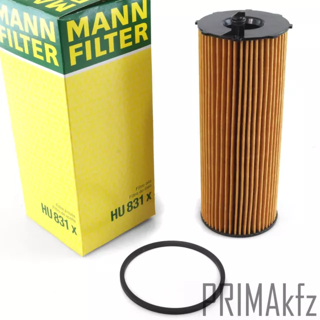 MANN HU831x Filter Ölfilter für Audi A4 A5 A6 A8 Q7 VW Phaeton Touareg TDI