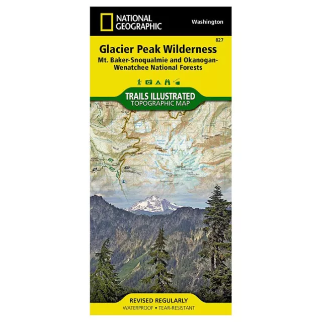 National Geographic Glacier Peak Wilderness #827