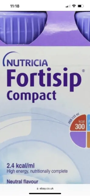 nutricia fortisip compact protein drink  natural flavour 24 pack