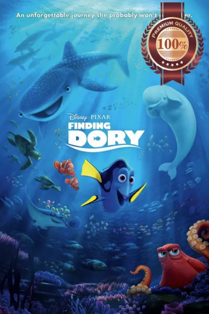 Finding Dory Disney Pixar 2016 Original Film Movie Art Print Premium Poster