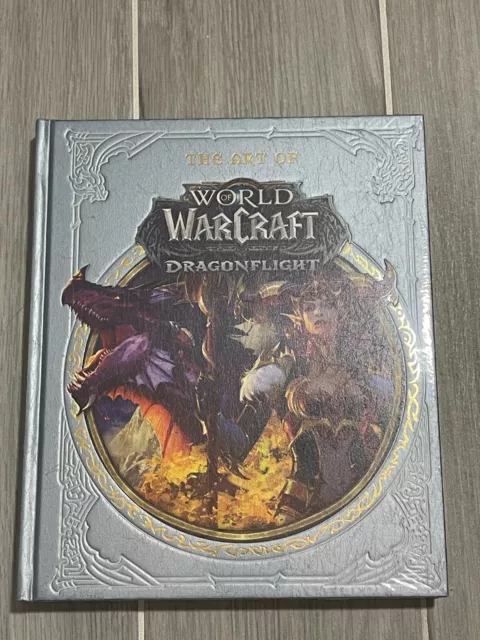 Libro de arte de tapa dura The Art of World of Warcraft Dragonflight de edición épica