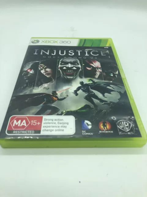 INJUSTICE GODS AMONG Us - Microsoft Xbox 360 PAL Game - No Manual $12.95 -  PicClick AU