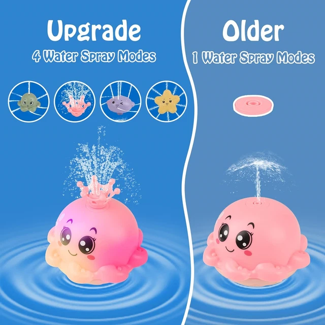 Baby Bath Toys Octopus Light up Bath Toys for Children Older Then 3 Years Old Gi 3