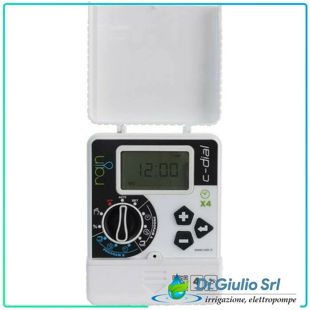 Programmatore Rain C-Dial Centralina Indoor 24 Vac Indoor 4 Zone
