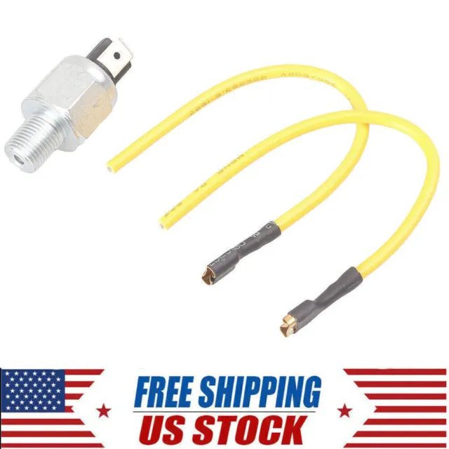 Hydraulic Brake Stop Light Switch Cable Fit Harley Touring FXD FXDWG FXST Chrome