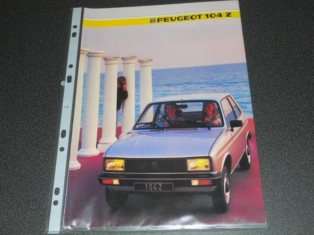 Photo Presse D'époque - Peugeot 104 Coupé ZS, Modèle 1976