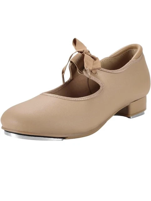 Linodes - PU Leather - Ribbon Tie Tap Shoe - 601 - Size 6.5