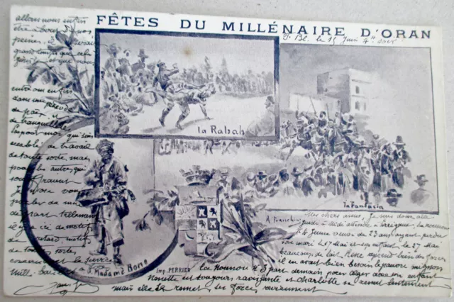 Algérie - Fêtes du Millénaire d'Oran (Divers Aspects) - 1902 Illust. Franchini