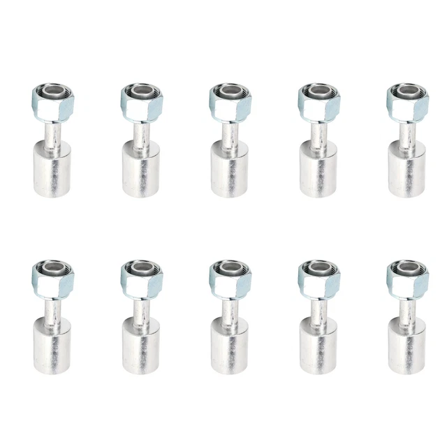 Connecteur De Climatiseur De Voiture Joint En Aluminium De Climatisation Droit 9