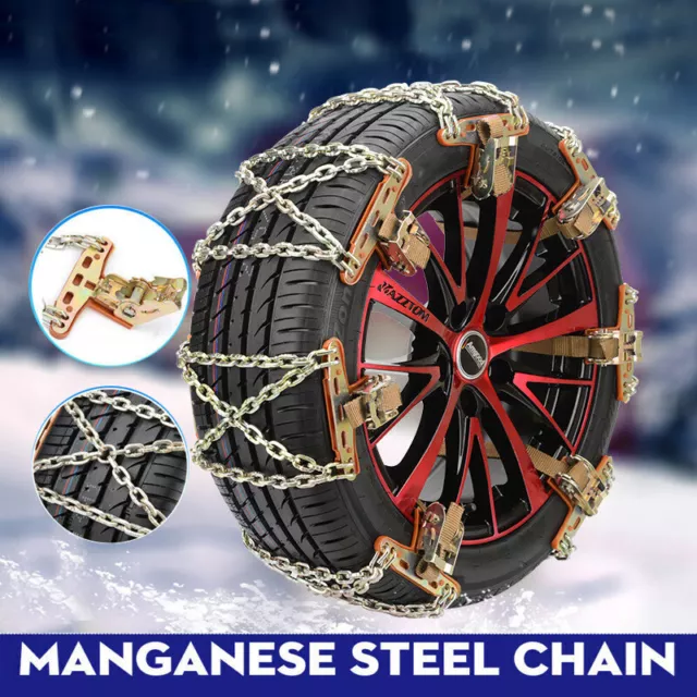 Wheel Tire Snow Anti-skid Chains for Car Truck SUV Winter Outdoor Universal