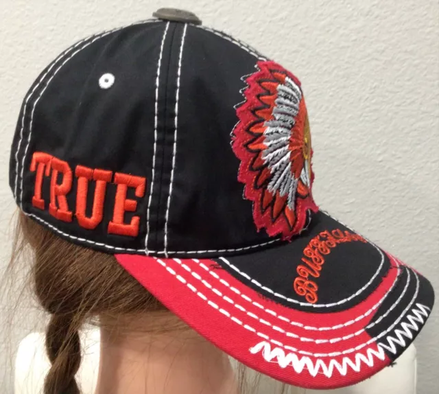 True Religion Indian trucker Hat, new.