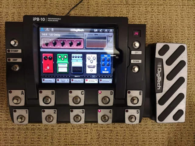 DigiTech iPB-10 iPad Programmable Guitar Effects Pedalboard With iPad & Software