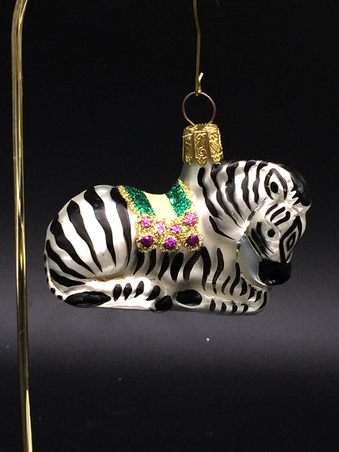 Waterford Holiday Heirlooms Christmas Ornament - Zebra with Saddle Waterford Holiday Heirlooms Christmas Ornament - Zebra with Saddle