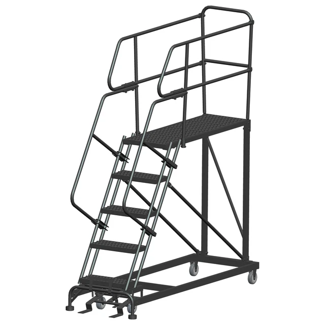 Ballymore Rolling Work Platform Overall Height 86 in Steps 5 Cap 800 lb