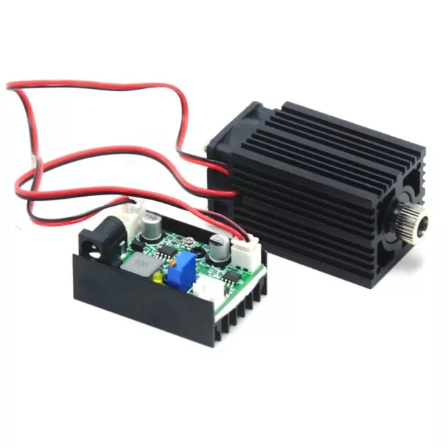 Focusable 808nm 200mW Dot Infrared IR Laser Diode Module 12V+ TTL+ Fan Cooling