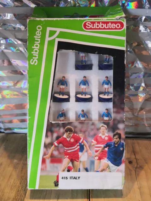 Unused New Subbuteo Soccer 63000 415 Italy Nations Football Team World Cup Euros